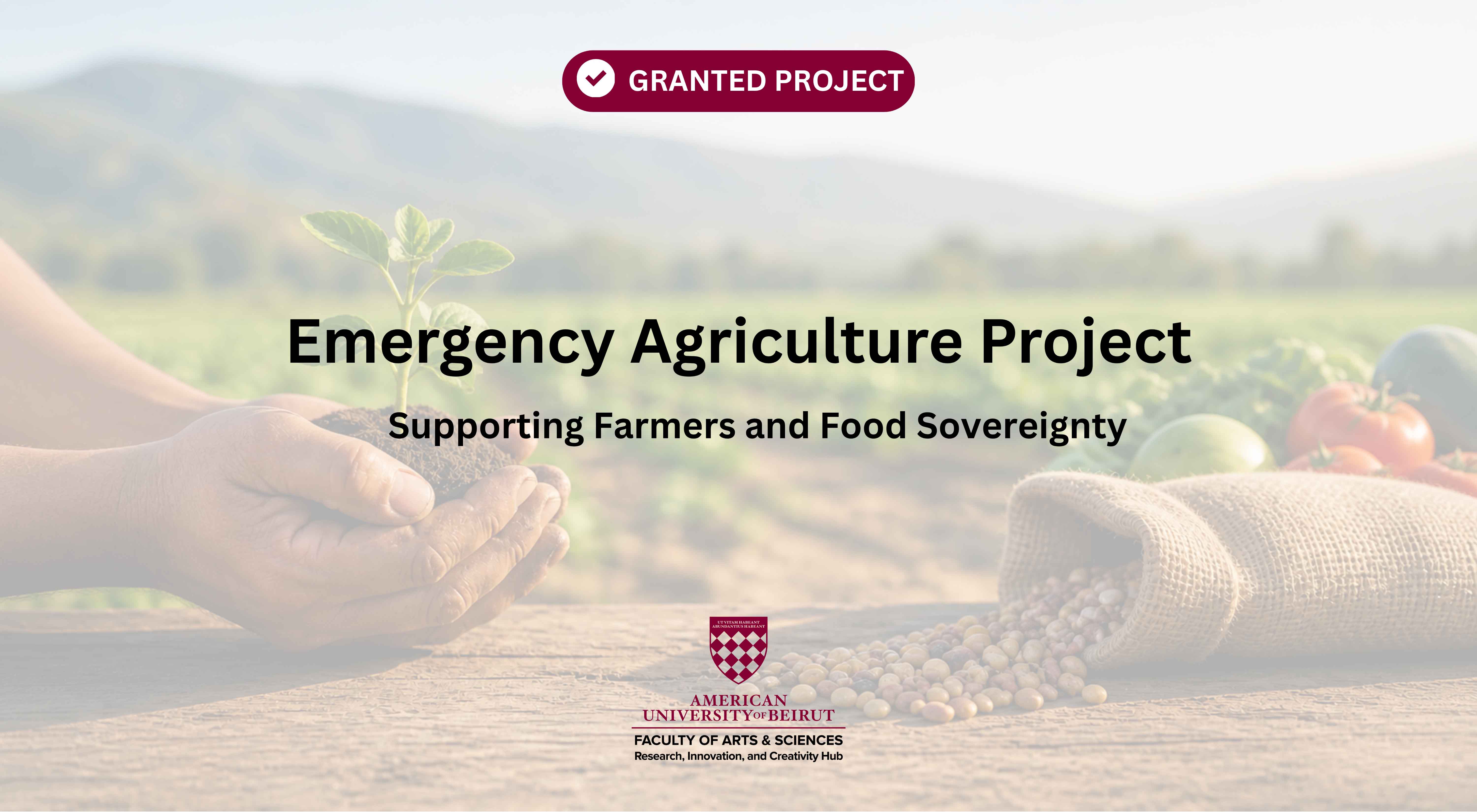 Emergency Agriculture Project